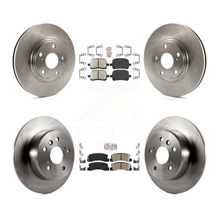 Front Rear Ceramic Pads And Disc Brake Rotors Kit For 1999-2001 Lexus RX300 FWD K8A-103252