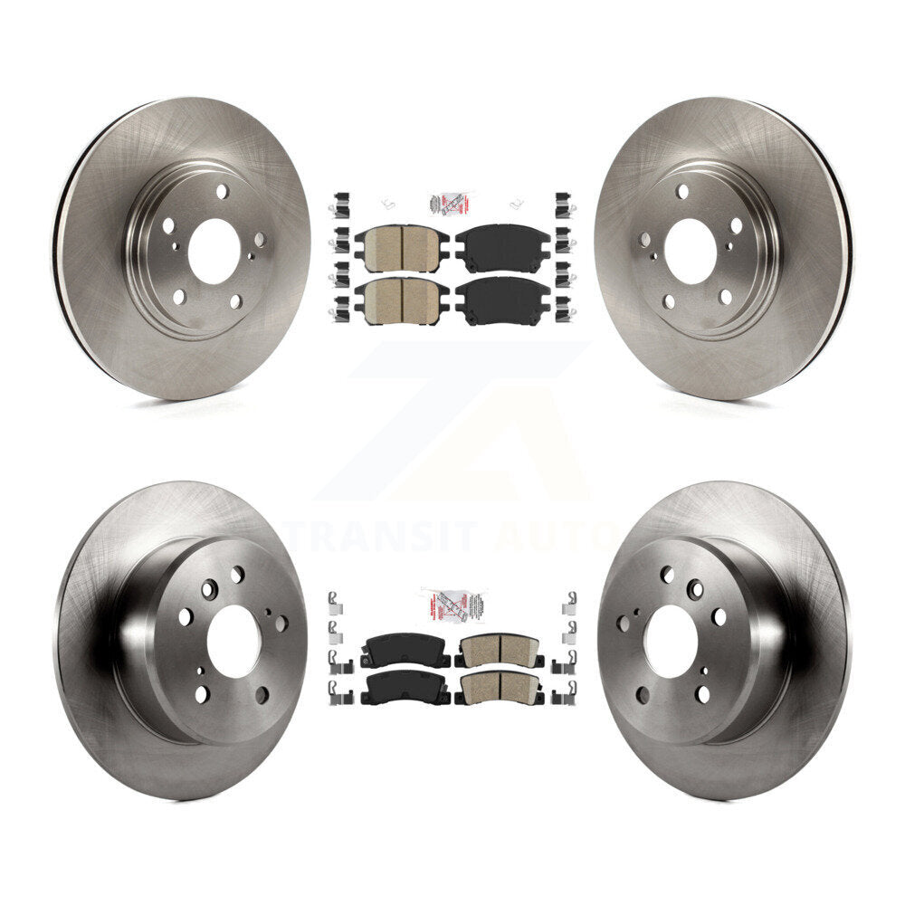 Front Rear Ceramic Pads And Disc Brake Rotors Kit For 2002-2003 Lexus RX300 FWD K8A-103254