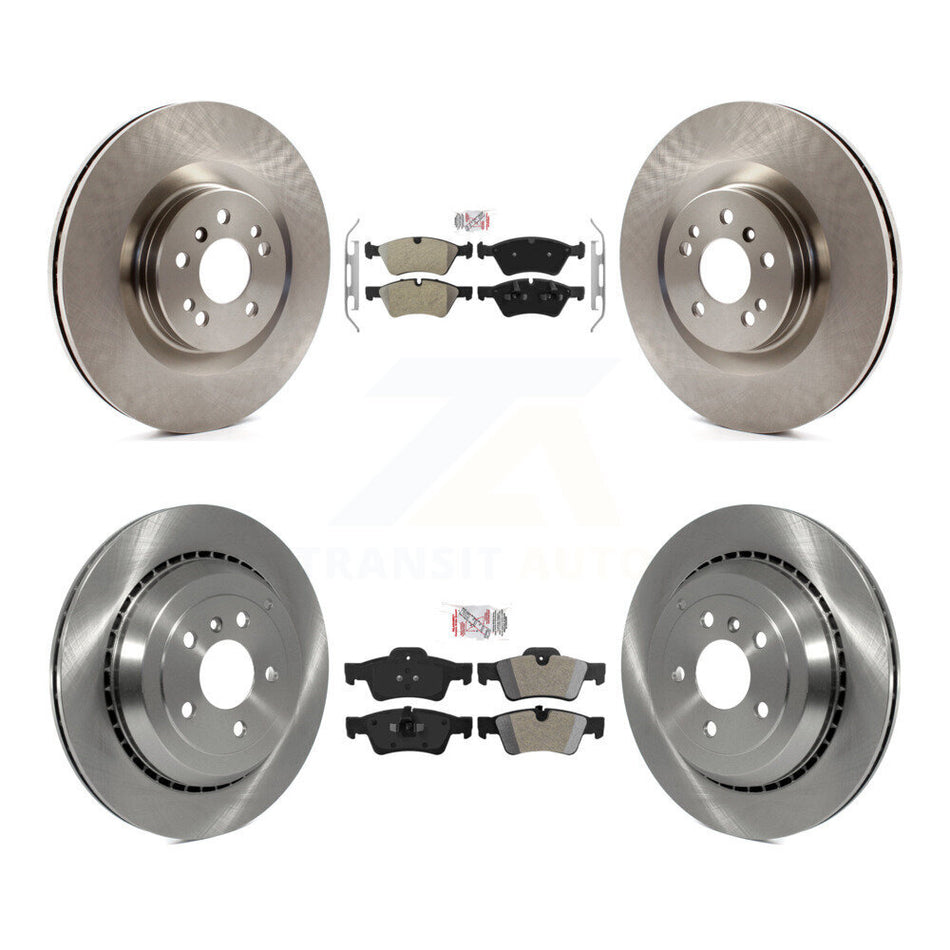 Front Rear Semi-Metallic Pad & Brake Rotors Kit For Mercedes-Benz ML350 GL350 GL320 GL450 K8A-103255
