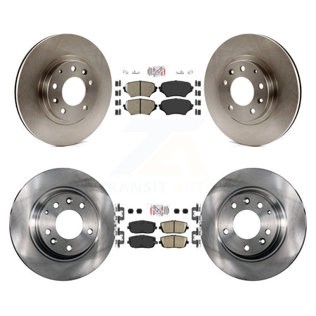 Front Rear Ceramic Pads And Disc Brake Rotors Kit For 2006-2015 Mazda MX-5 Miata K8A-103256