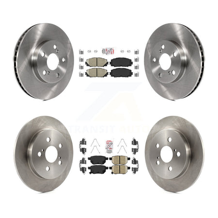 Front Rear Ceramic Pads And Disc Brake Rotors Kit For Toyota Prius Lexus CT200h Plug-In K8A-103264