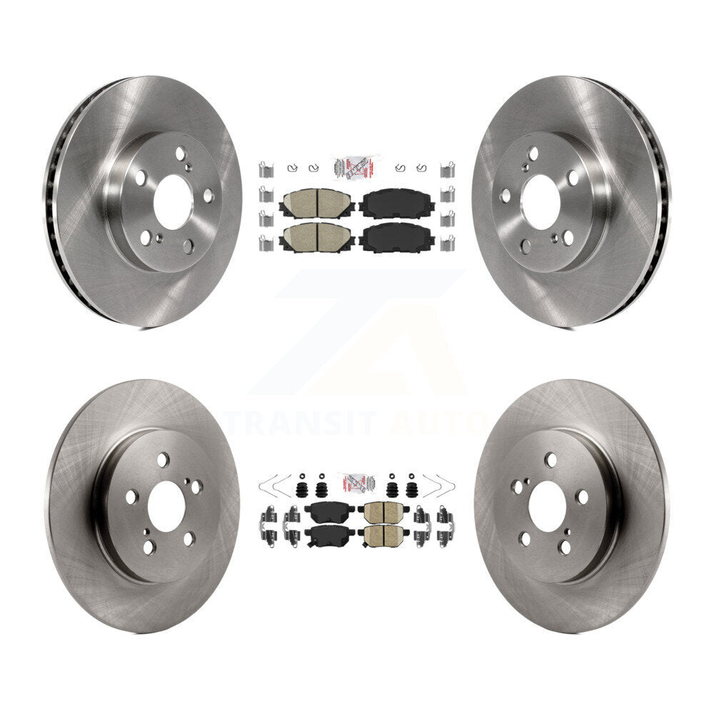 Front Rear Ceramic Pads And Disc Brake Rotors Kit For Lexus CT200h K8A-103267