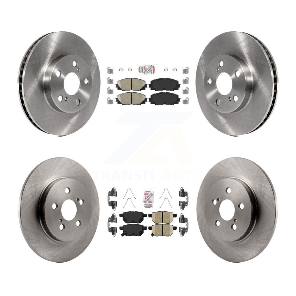 Front Rear Ceramic Pads And Disc Brake Rotors Kit For Lexus CT200h K8A-103268
