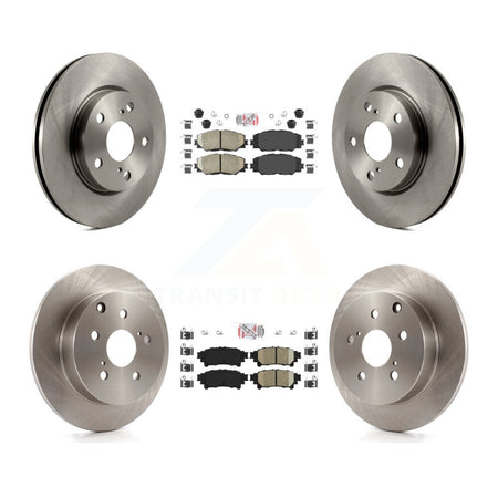 Front Rear Ceramic Pads And Disc Brake Rotors Kit For 2012-2018 Toyota Prius V K8A-103273