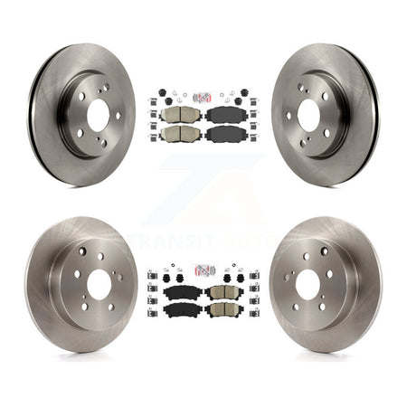 Front Rear Ceramic Pads And Disc Brake Rotors Kit For 2012-2018 Toyota Prius V K8A-103274