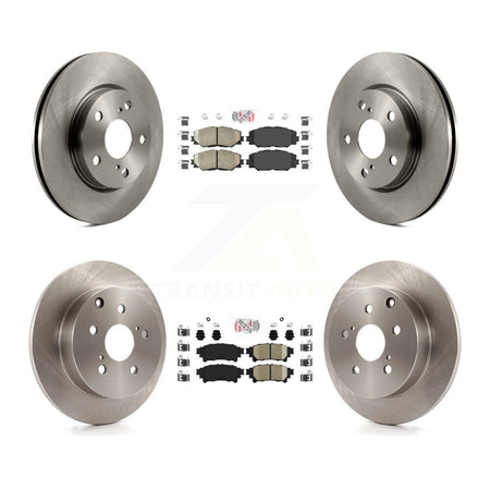 Front Rear Ceramic Pads And Disc Brake Rotors Kit For 2012-2018 Toyota Prius V K8A-103276