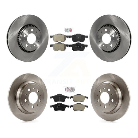 Front Rear Semi-Metallic Pads And Disc Brake Rotors Kit For Volvo S60 XC70 V70 S80 K8A-103277