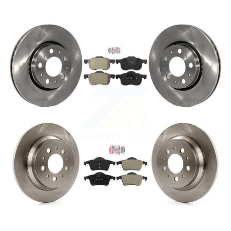 Front Rear Semi-Metallic Pads And Disc Brake Rotors Kit For Volvo S60 XC70 V70 S80 K8A-103278