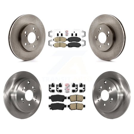 Front Rear Ceramic Pads And Disc Brake Rotors Kit For 2005-2010 Honda Odyssey K8A-103281