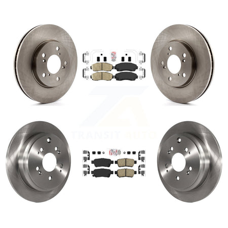 Front Rear Ceramic Pads And Disc Brake Rotors Kit For 2005-2010 Honda Odyssey K8A-103282