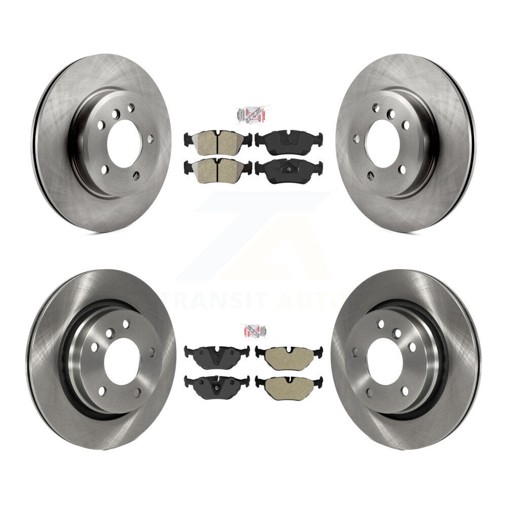 Front Rear Semi-Metallic Pad And Brake Rotor Kit For BMW 325i 325Ci 328i 323Ci 323i 328Ci K8A-103284