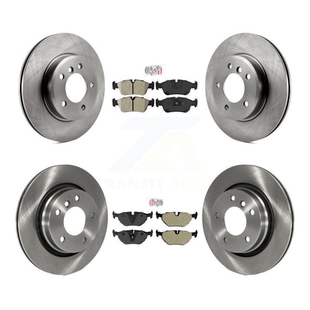 Front Rear Semi-Metallic Pad And Brake Rotor Kit For BMW 325i 325Ci 328i 323Ci 323i 328Ci K8A-103284