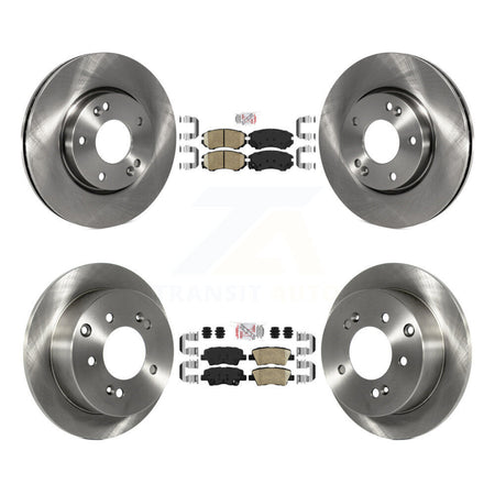 Front Rear Ceramic Pads And Disc Brake Rotors Kit For 2012-2013 Kia Soul K8A-103287