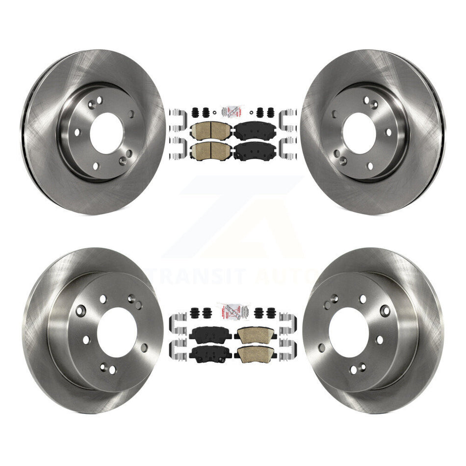 Front Rear Ceramic Pads And Disc Brake Rotors Kit For 2012-2013 Kia Soul K8A-103289