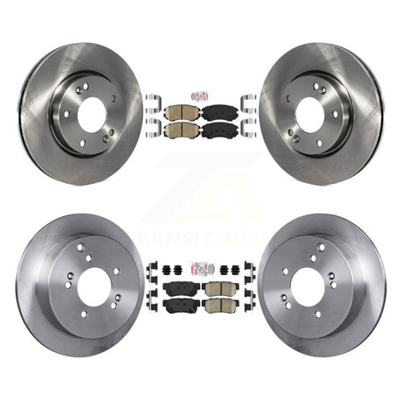 Front Rear Ceramic Pads And Disc Brake Rotors Kit For Hyundai Tucson Kia Sportage K8A-103293