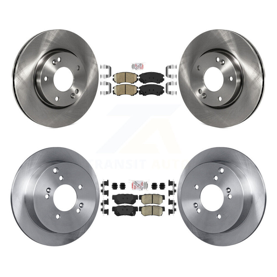 Front Rear Ceramic Pads And Disc Brake Rotors Kit For Hyundai Tucson Kia Sportage K8A-103293