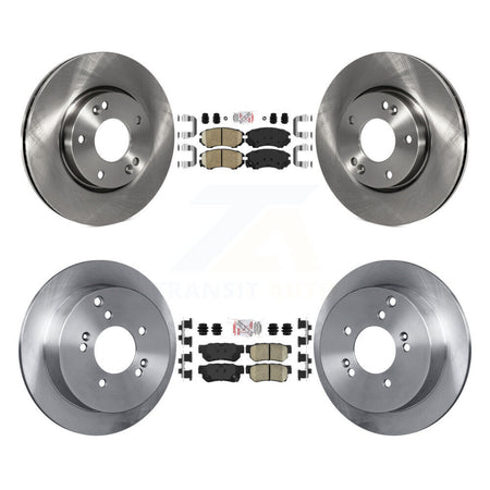 Front Rear Ceramic Pads And Disc Brake Rotors Kit For Hyundai Tucson Kia Sportage K8A-103295