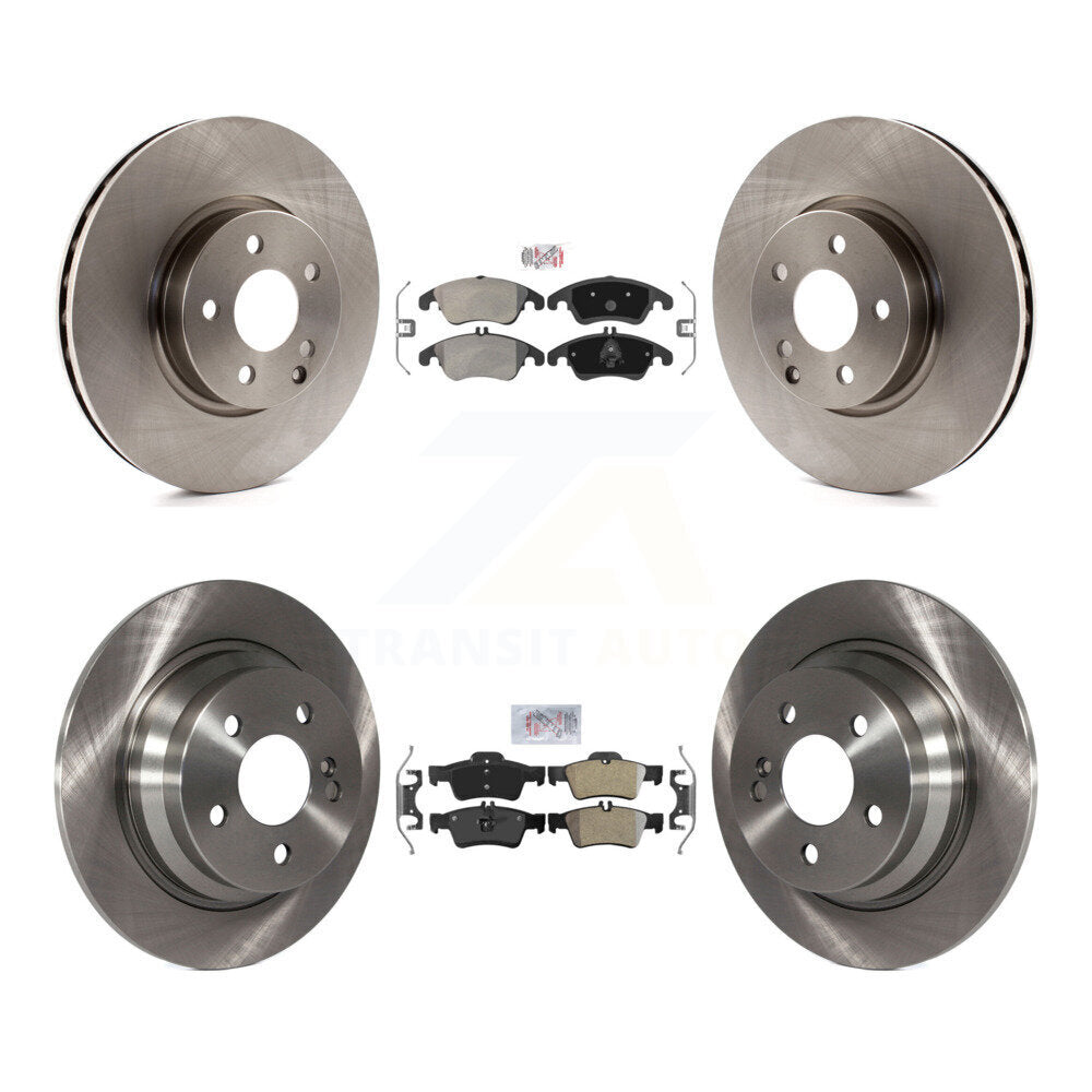 Front Rear Semi-Metallic Pads And Disc Brake Rotors Kit For Mercedes-Benz E250 K8A-103302