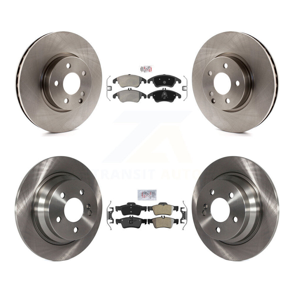Front Rear Semi-Metallic Pads And Disc Brake Rotors Kit For Mercedes-Benz E250 K8A-103302