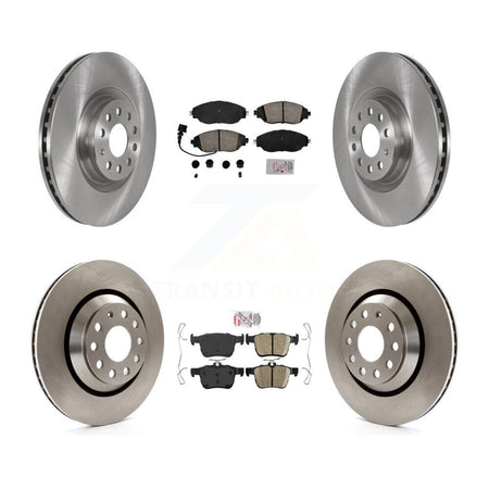 Front Rear Ceramic Pad And Disc Brake Rotors Kit For Audi S3 A3 Quattro Volkswagen Arteon K8A-103309