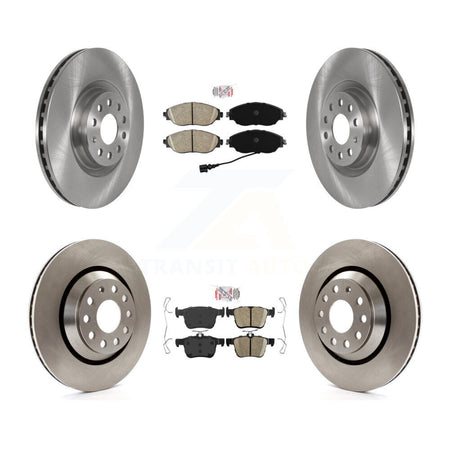 Front Rear Ceramic Pad & Brake Rotors Kit For Volkswagen Golf R Audi S3 A3 Quattro Arteon K8A-103310