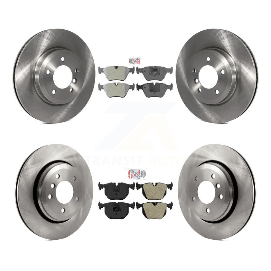 Front Rear Semi-Metallic Pads And Disc Brake Rotors Kit For BMW 330Ci 330i 330xi K8A-103330