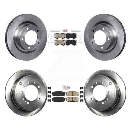 Front Rear Ceramic Pad Brake Rotor Kit For Toyota Tundra Sequoia Lexus LX570 Land Cruiser K8A-103365