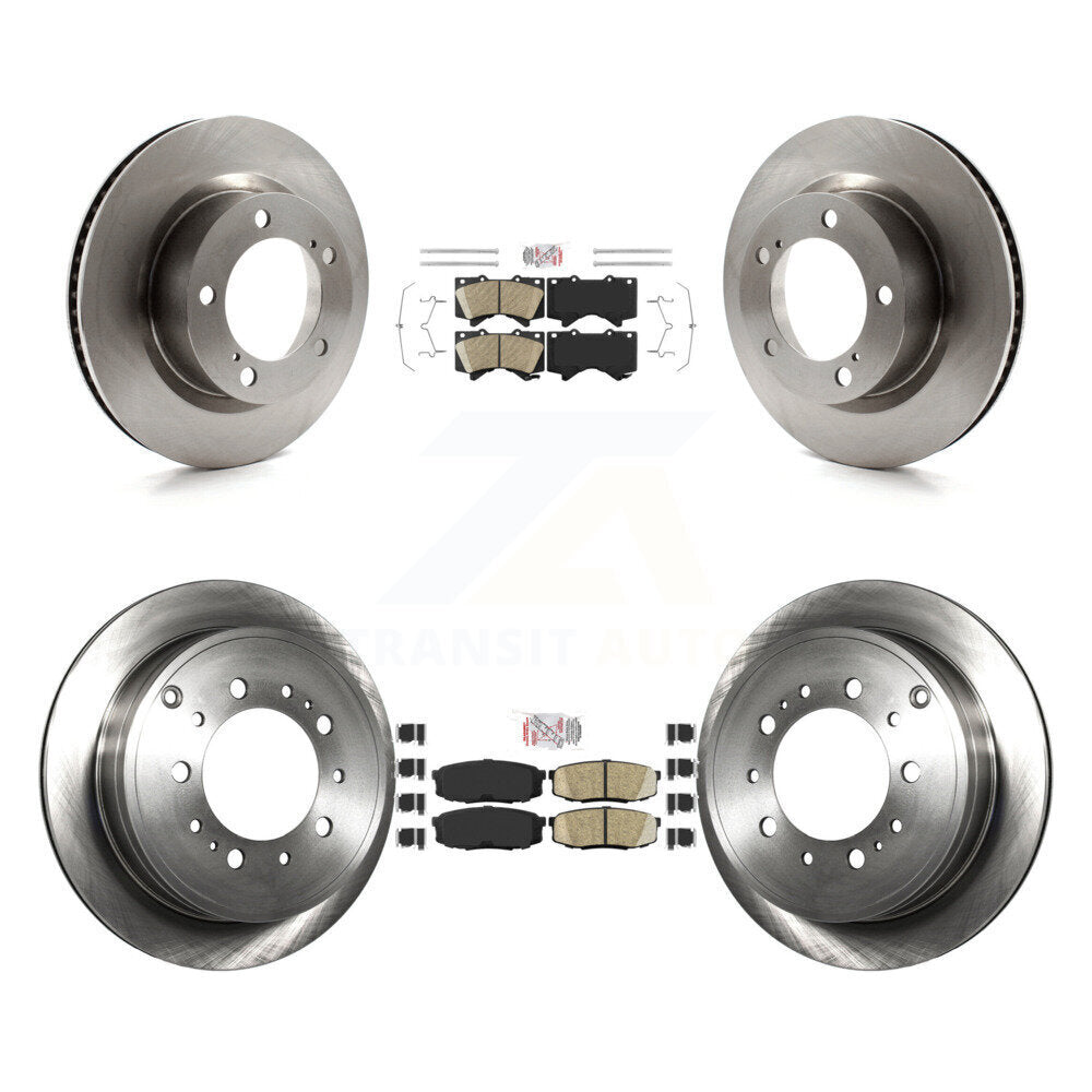 Front Rear Ceramic Pads And Disc Brake Rotors Kit For Lexus LX570 Toyota Land Cruiser K8A-103369