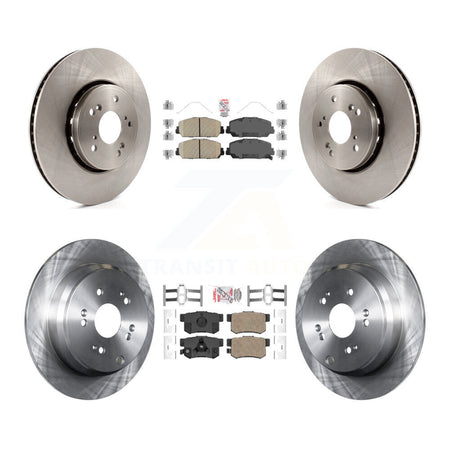 Front Rear Ceramic Pads And Disc Brake Rotors Kit For 2013-2018 Acura RDX K8A-103381