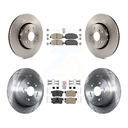 Front Rear Ceramic Pads And Disc Brake Rotors Kit For 2013-2018 Acura RDX K8A-103382