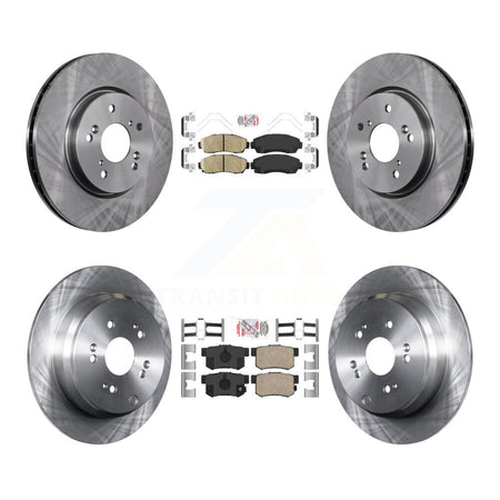 Front Rear Ceramic Pads And Disc Brake Rotors Kit For Acura RDX K8A-103388