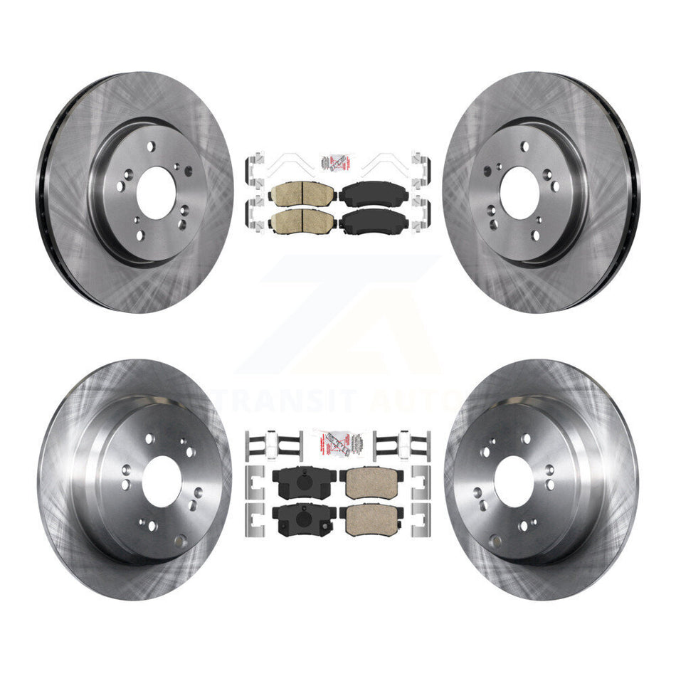 Front Rear Ceramic Pads And Disc Brake Rotors Kit For Acura RDX K8A-103388