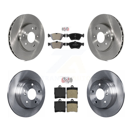 Front Rear Semi-Metallic Pads And Disc Brake Rotors Kit For Mercedes-Benz SLK230 C230 K8A-103393