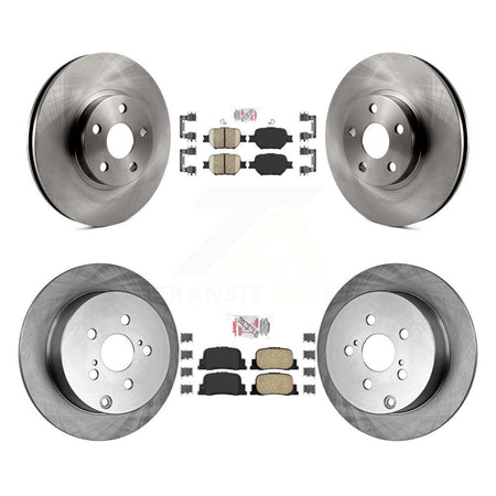 Front Rear Ceramic Pads And Disc Brake Rotors Kit For 2005-2010 Scion tC K8A-103400