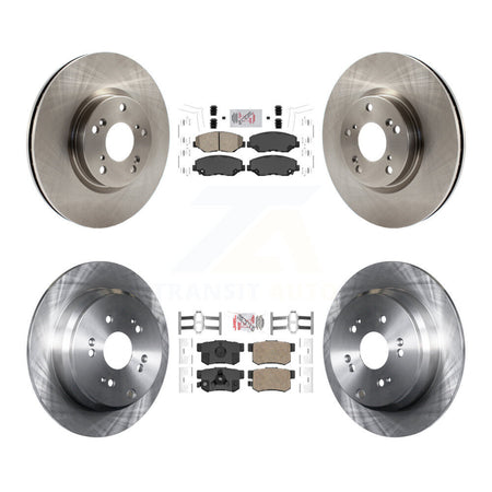 Front Rear Ceramic Pads And Disc Brake Rotors Kit For 2005-2006 Honda CR-V K8A-103408