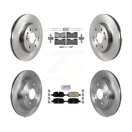 Front Semi-Metallic Rear Ceramic Pad Brake Rotors Kit For GMC Chevrolet Silverado 1500 XL K8A-103411