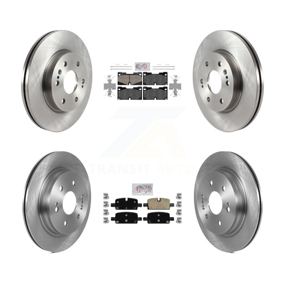 Front Rear Ceramic Pad & Brake Rotor Kit For GMC Chevrolet Silverado 1500 Sierra Yukon XL K8A-103413