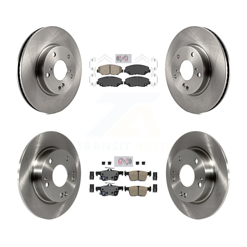 Front Rear Ceramic Pads And Disc Brake Rotors Kit For Honda Civic K8A-103433
