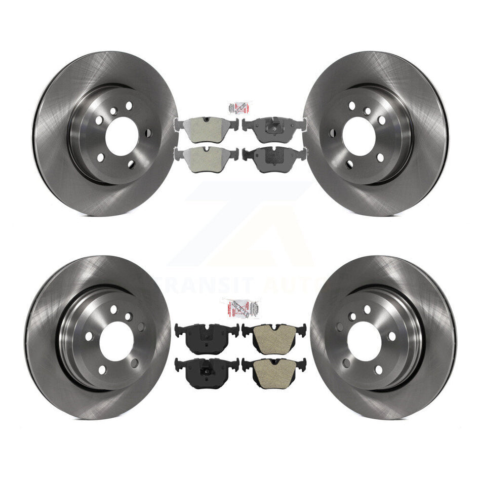 Front Rear Semi-Metallic Pads And Disc Brake Rotors Kit For 2004-2010 BMW X3 K8A-103438