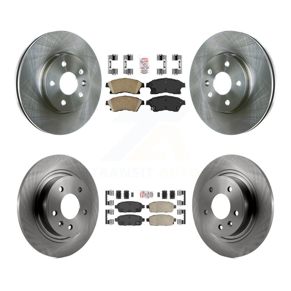 Front Rear Ceramic Pad Brake Rotor Kit For Chevrolet Cruze With 292mm Diameter K8A-103439