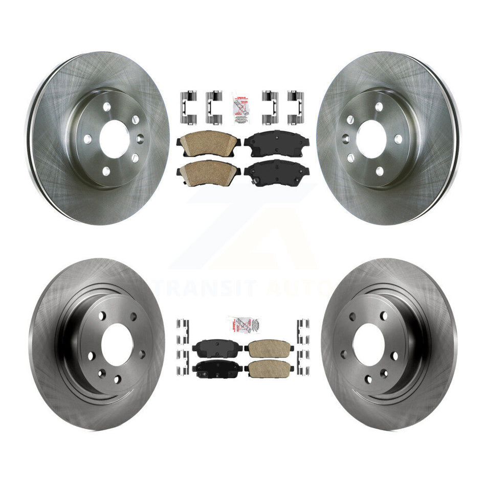 Front Rear Ceramic Pad Brake Rotor Kit For Chevrolet Cruze With 292mm Diameter K8A-103440