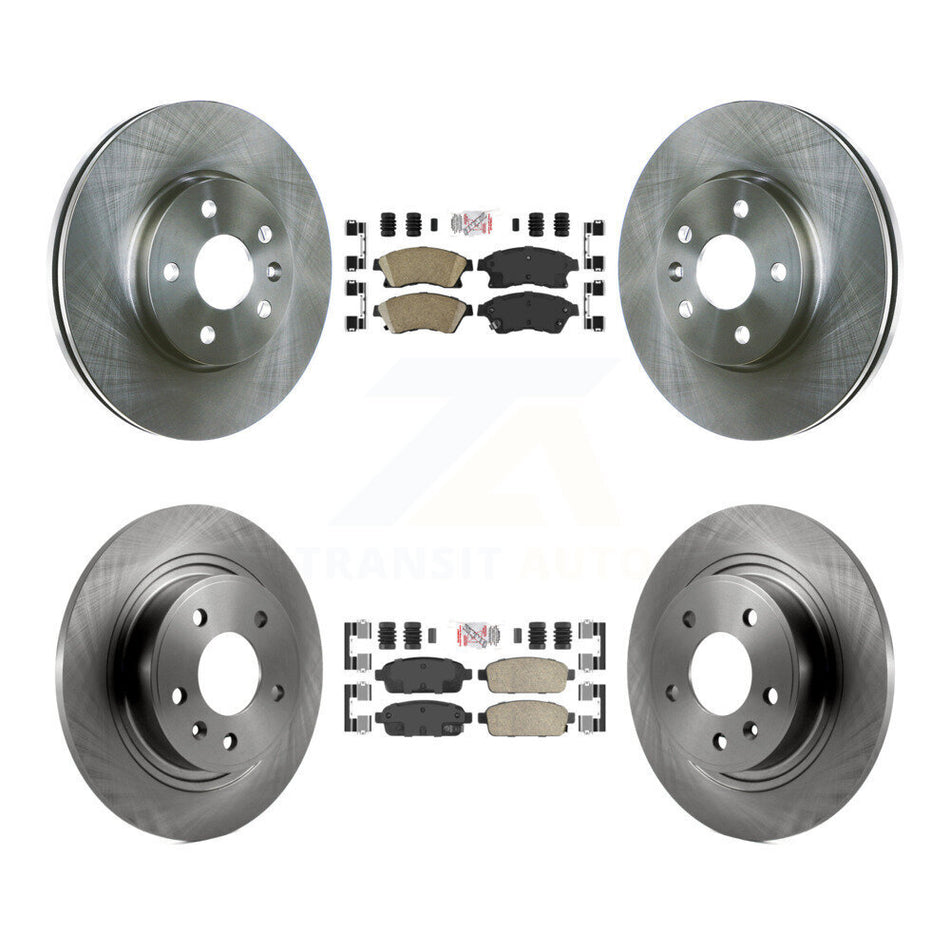 Front Rear Ceramic Pad Brake Rotor Kit For Chevrolet Cruze With 292mm Diameter K8A-103441