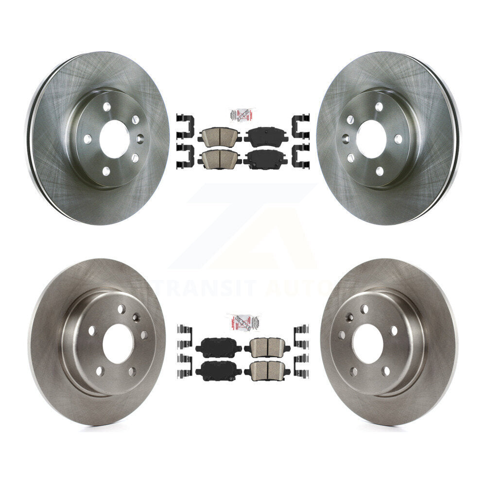 Front Rear Ceramic Pads And Disc Brake Rotors Kit For Chevrolet Cruze Bolt EV Volt EUV K8A-103443