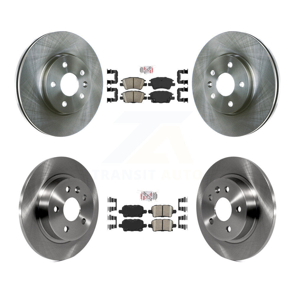 Front Rear Ceramic Pad Brake Rotor Kit For Chevrolet Cruze With 268mm Diameter K8A-103444