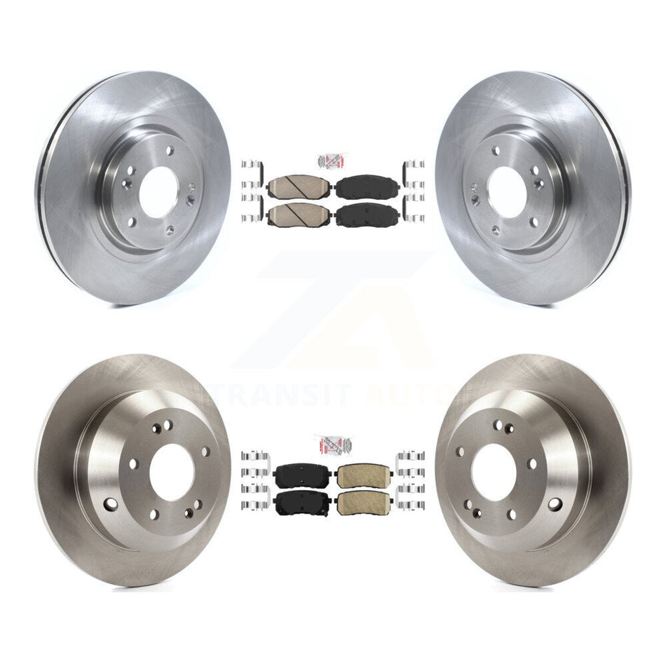 Front Rear Ceramic Pads And Disc Brake Rotors Kit For 2015-2021 Kia Sedona K8A-103455