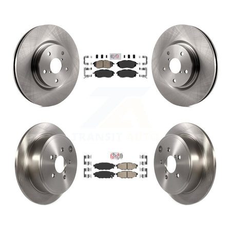 Front Rear Ceramic Pads And Disc Brake Rotors Kit For Subaru WRX K8A-103459