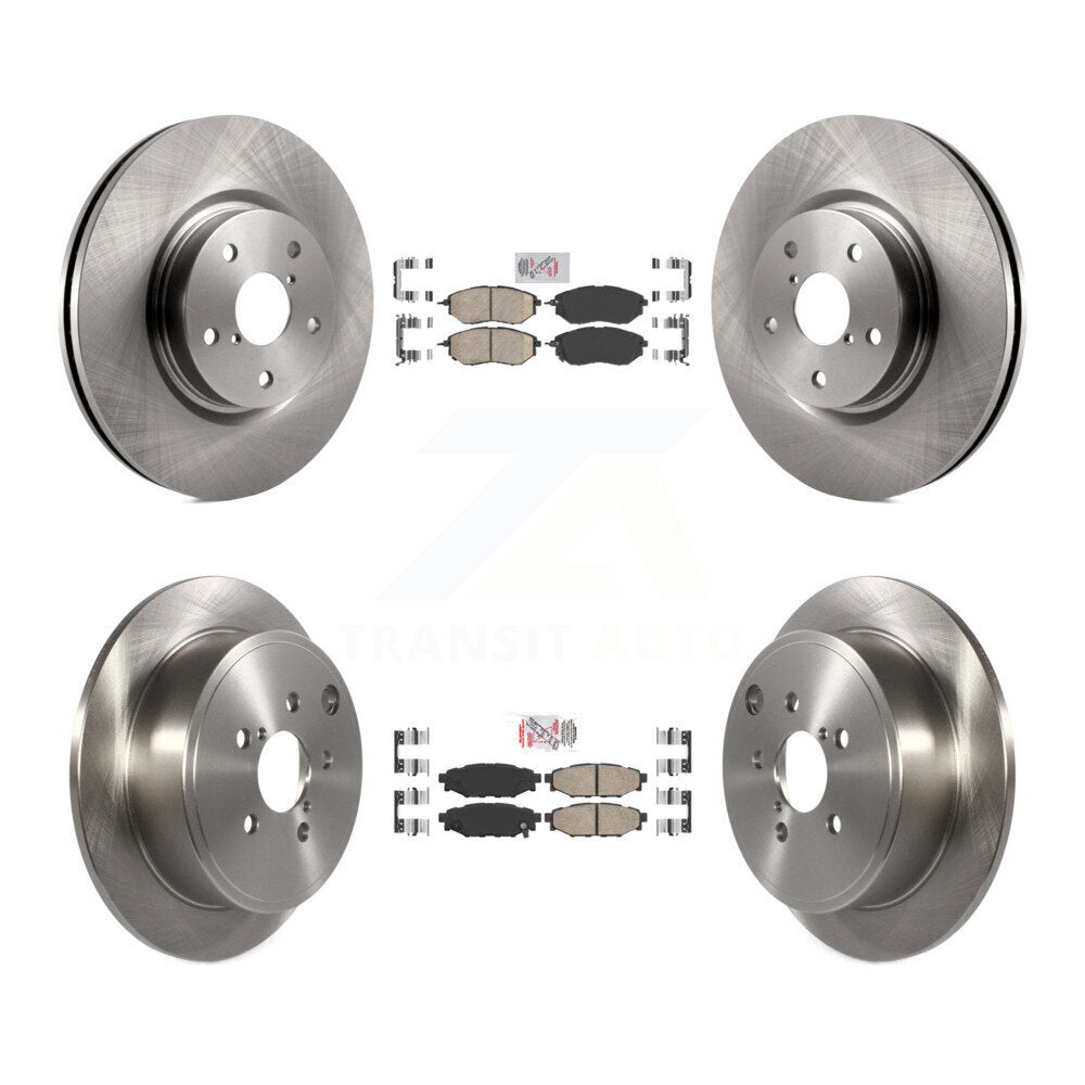 Front Rear Ceramic Pads And Disc Brake Rotors Kit For Subaru WRX K8A-103461