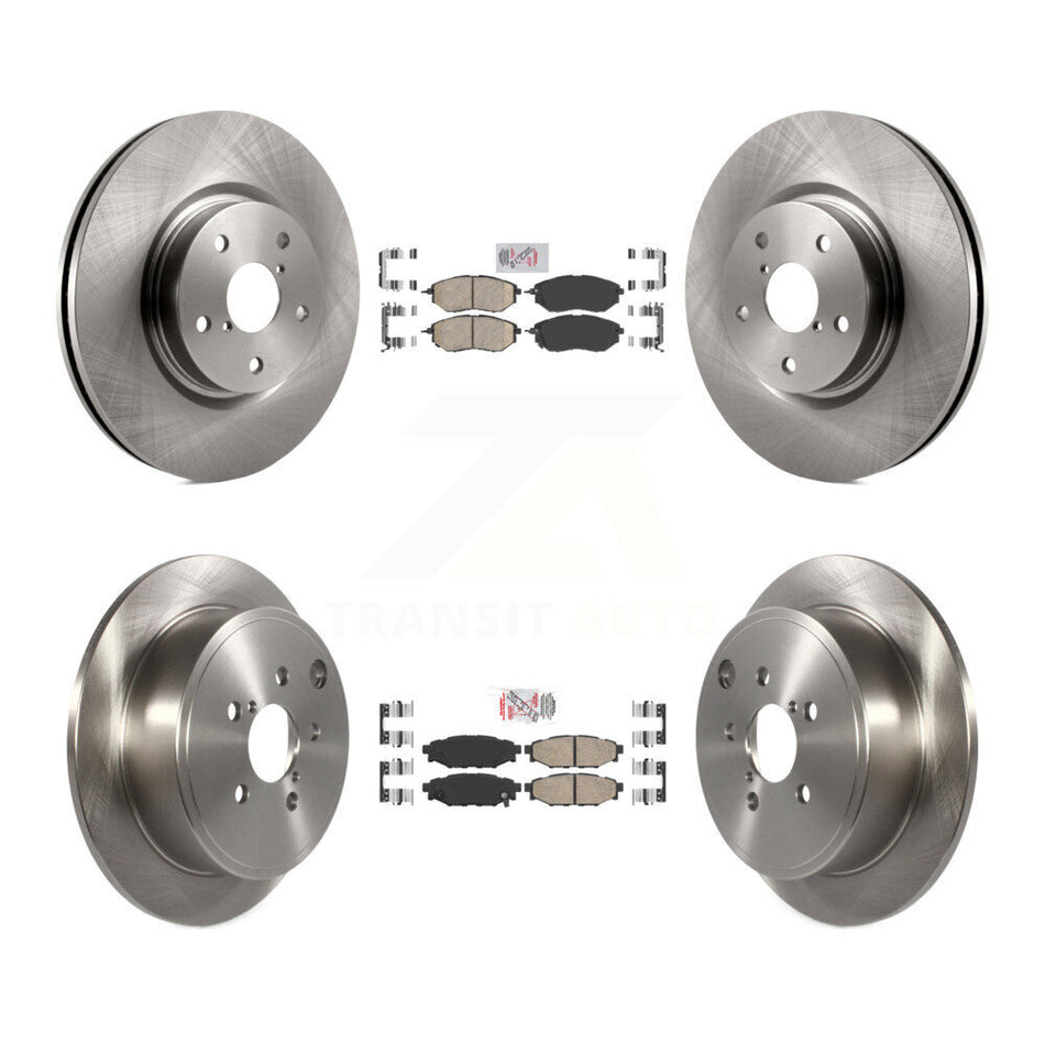 Front Rear Ceramic Pads And Disc Brake Rotors Kit For Subaru WRX K8A-103461