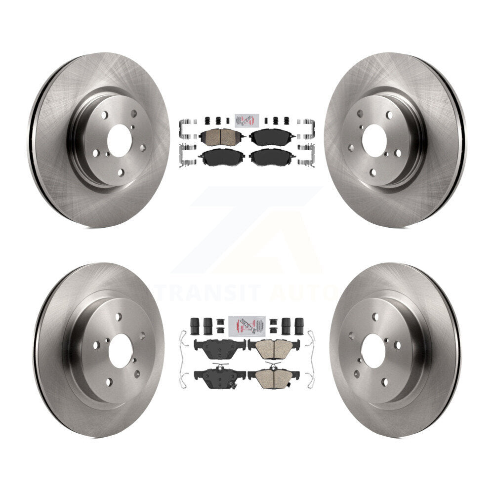 Front Rear Ceramic Pads And Disc Brake Rotors Kit For Subaru Outback WRX Legacy K8A-103462