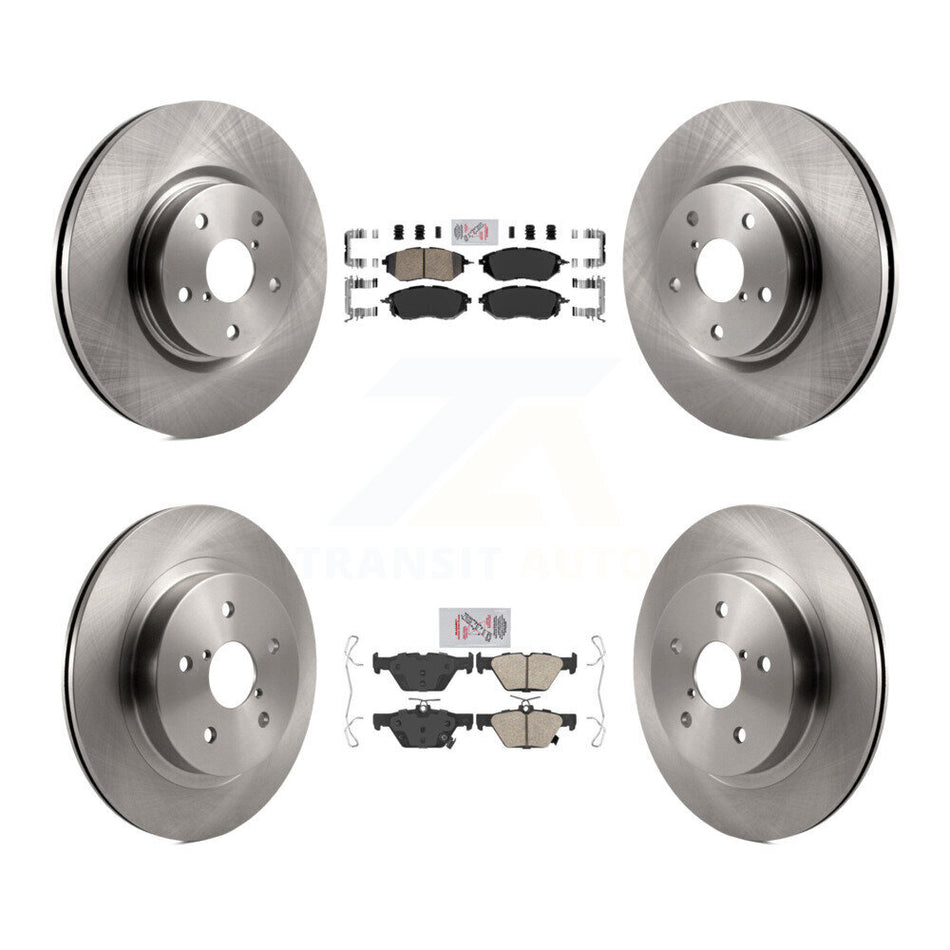 Front Rear Ceramic Pads And Disc Brake Rotors Kit For Subaru Outback WRX Legacy K8A-103463